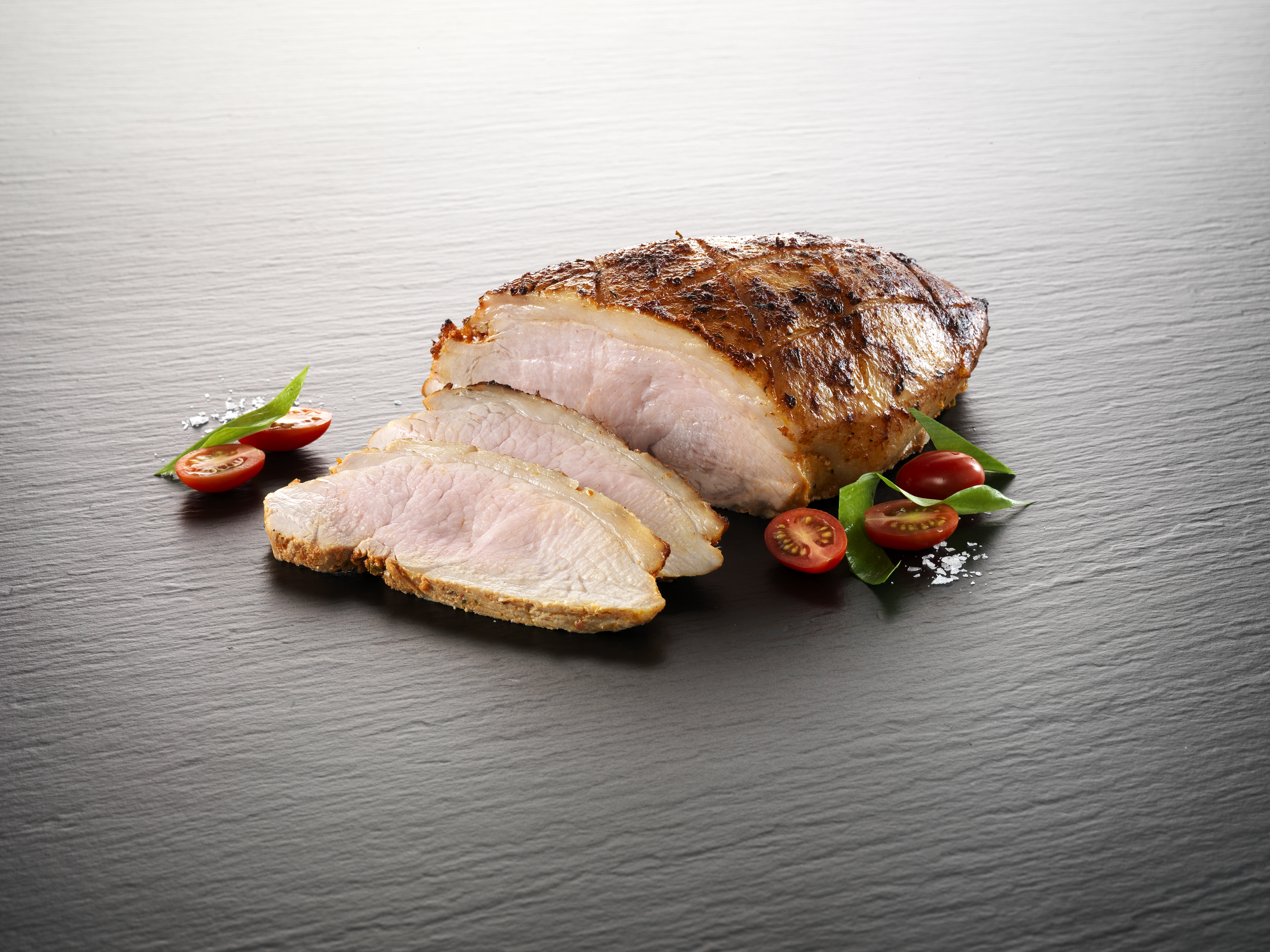 Skinkeculotte med tomater