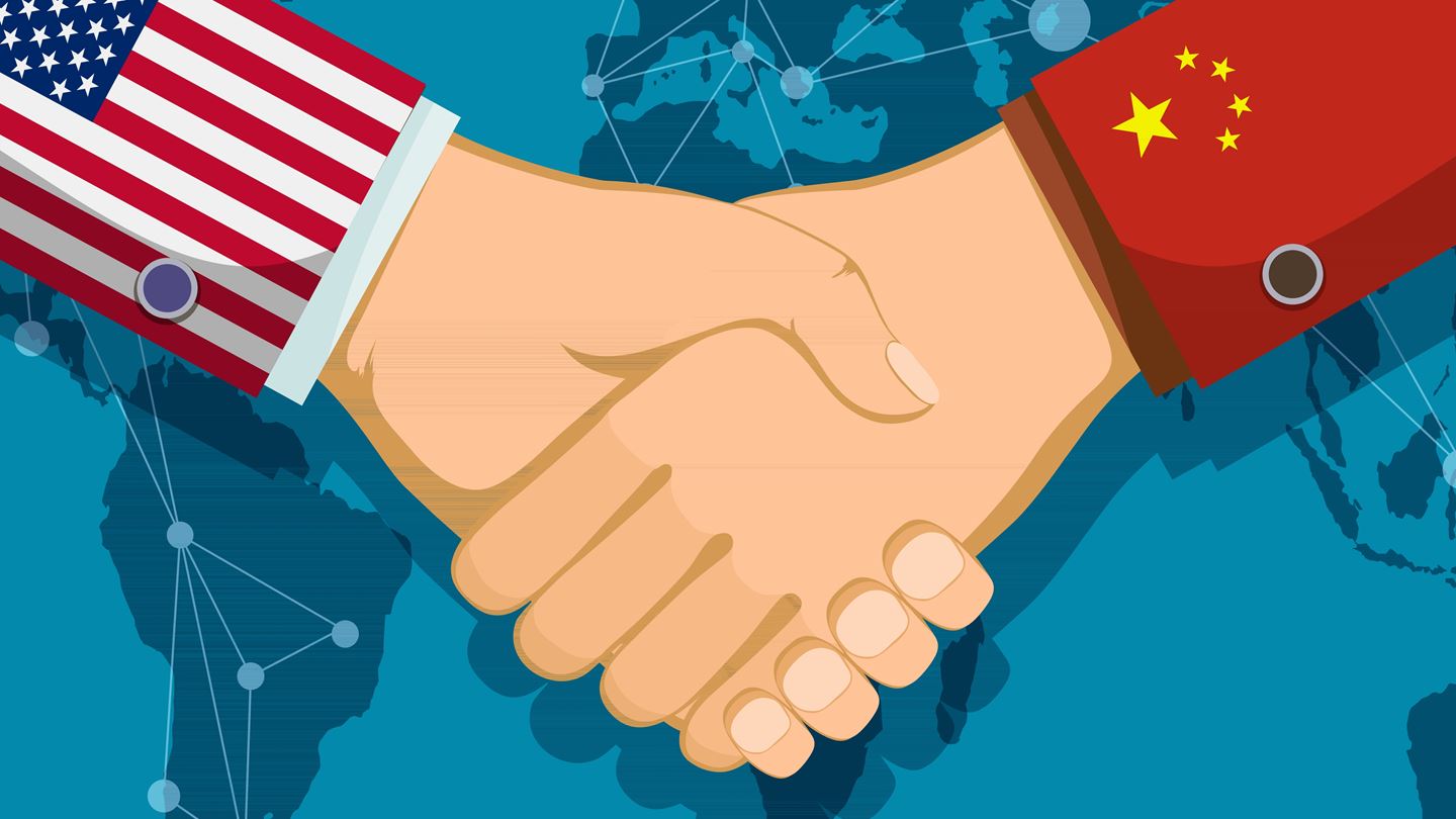 USA Kina håndtryk