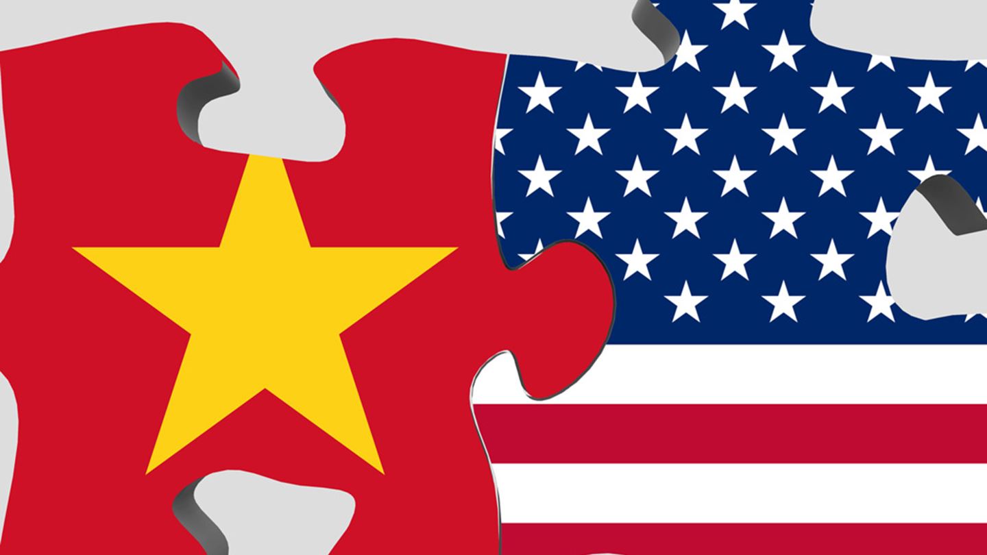 USA Vietnam flag
